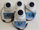 4 x8MP Varifocal Dome CCTV Camera white